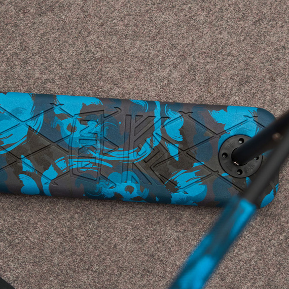 NKD PRO 7,5" Trampolína Scooter Black and Blue Army wys. 60-90 cm