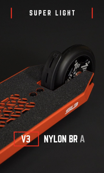 CORE CD1 Kompletní kaskadérská koloběžka červená/černá wys. 81 cm