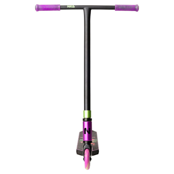 Hulajnoga Wyczynowa Aluminiowa Lekka dla młodych riderów NKD Next Generation Czarno-Fioletowy wys. 79,4 cm