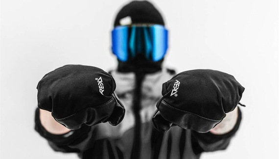REKD Icon Under Cuff Snow Mitts S Black