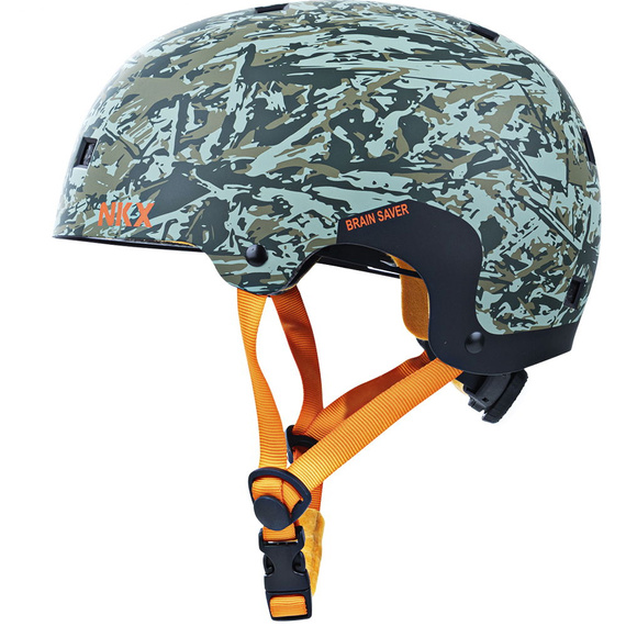 Skateboardová helma NKX Brain Saver Camo