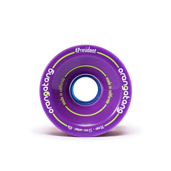 Orangatang 4President Longboard Wheels Purple 70mm 83A