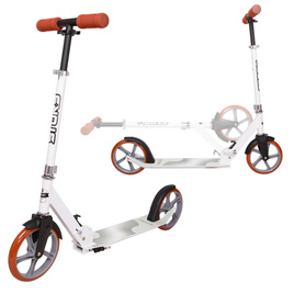 Přepravní koloběžka s velkými koly Story Urban GO! Zářivě bílá