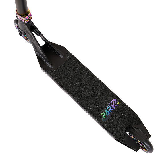 NKD Park Stunt koloběžka Černá a duhová wys. 84 cm