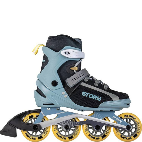 Rolki rekreacyjne Inline STORY Union Czarno-Niebieskie