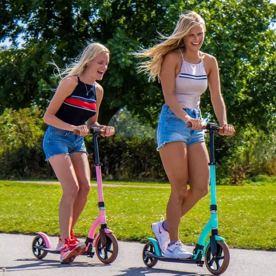 Městský dopravní skútr s předním odpružením Story Retro Ride Mint