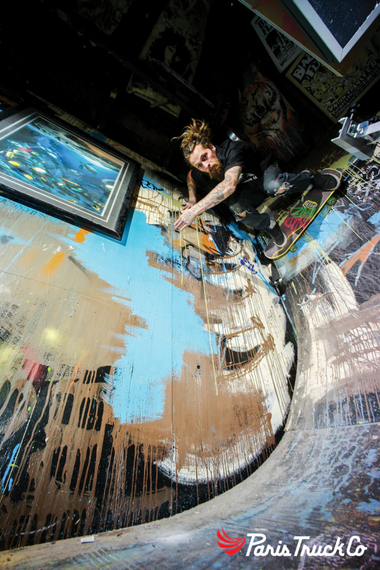 Paris Street Trucks Matte Black 149 mm