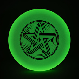 Frisbee Ultimate vrhací disk Urban Sports Gold Star Glow (svítící) 175g