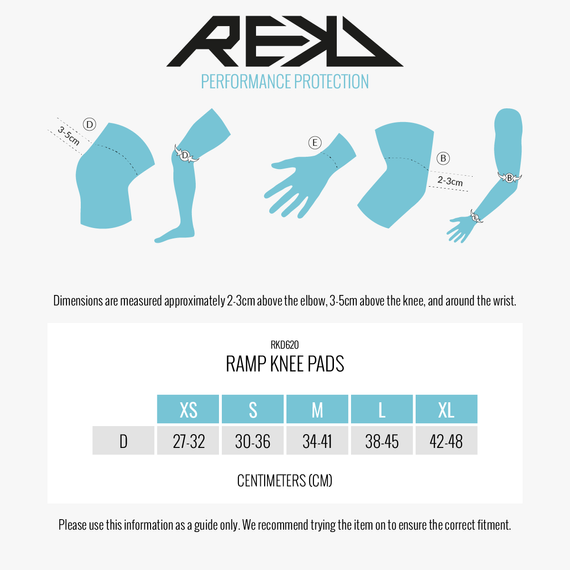 Ochraniacze REKD Ramp Knee Pads Czarno Niebieskie