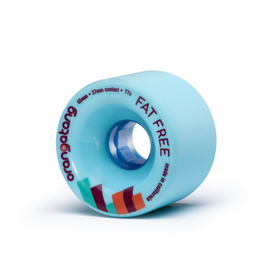 Orangatang Fat Free Wheels Blue 65mm 77A longboardová kola