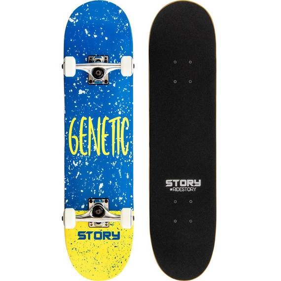 Kompletní příběh Genetic Skateboard Blue 7.5"
