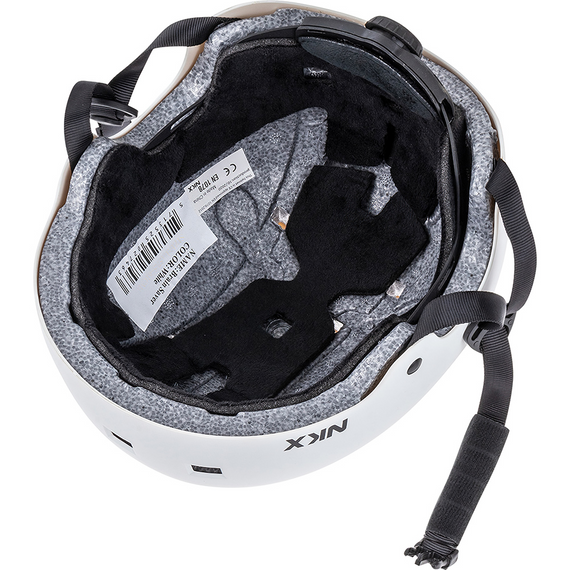 Skateboardová helma NKX Brain Saver White S