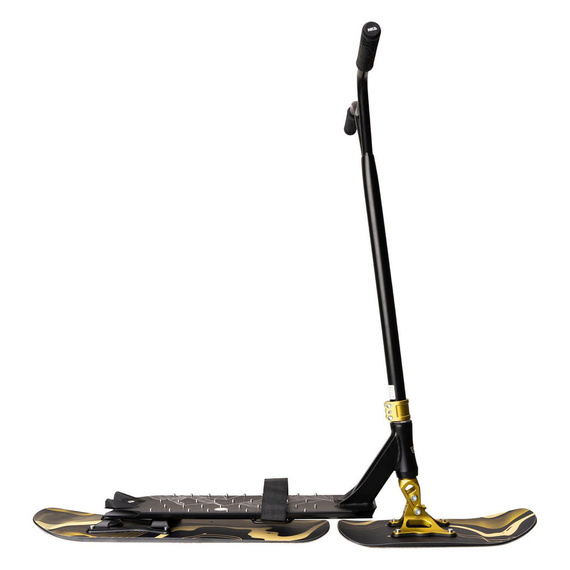 Hulajnoga Wyczynowa na śnieg NKD Pro Snow Stunt Scooter Czarno-Złoty wys. 93 cm
