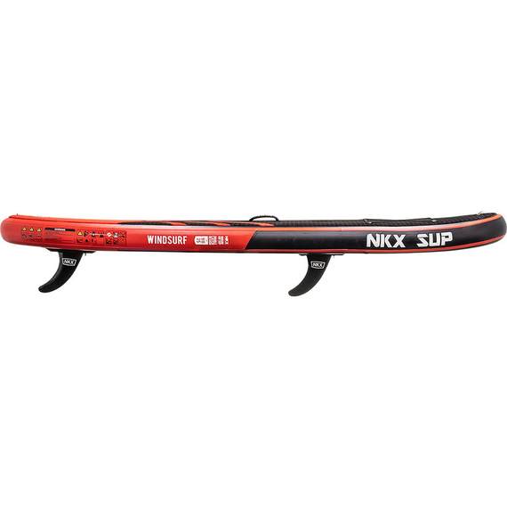 SUP nafukovací turistické prkno NKX Windsurf Red/Black 9'0