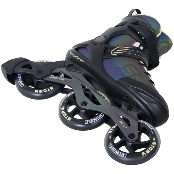 Příběh Space Rainbow tříkolové kolečkové brusle