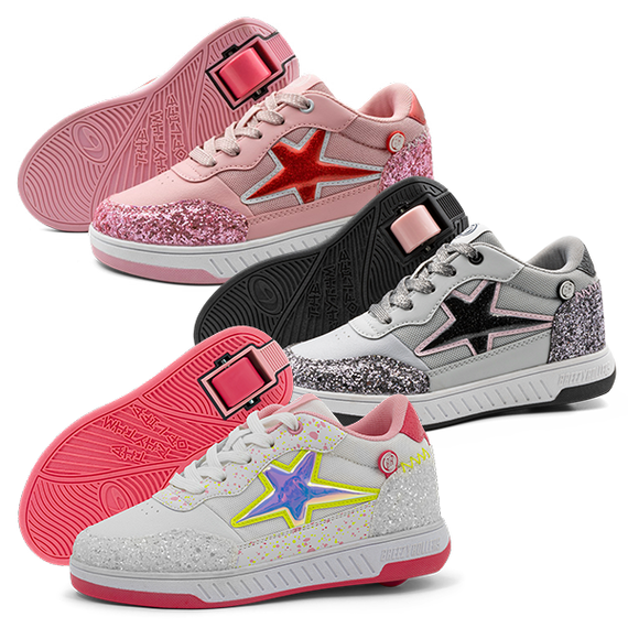 Breezy Rollers Star Pink and Yellow