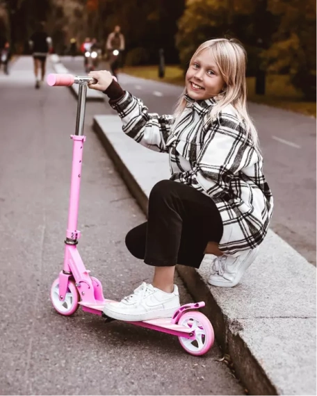 Story Friends Junior Transport Scooter Blue