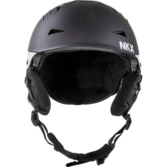 NKX Predator Snow Helmet Černobílá lyžařská a snowboardová helma 