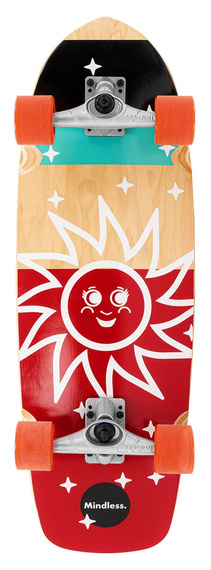 Mindless Soul Surf Skate Board Red 29.5"