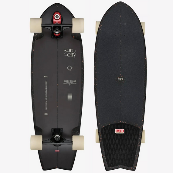 Deskorolka Surfskate GLOBE Sun City 2 Astro Red 76,2 cm