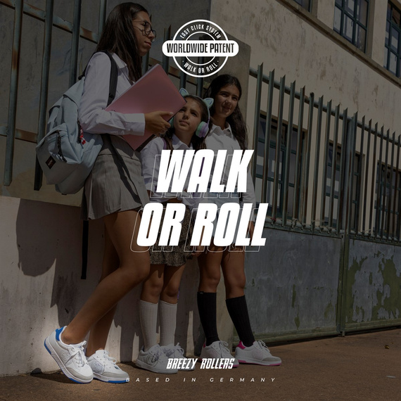 Breezy Rollers Origin Modrá a bílá