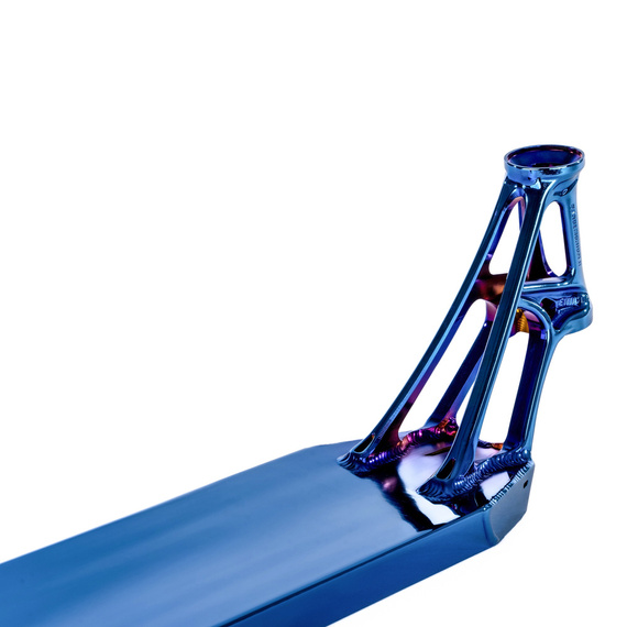 Platform Deck pro Ethic Pro Scooter Deck Pandemonium V2 460 mm Blue Chromed