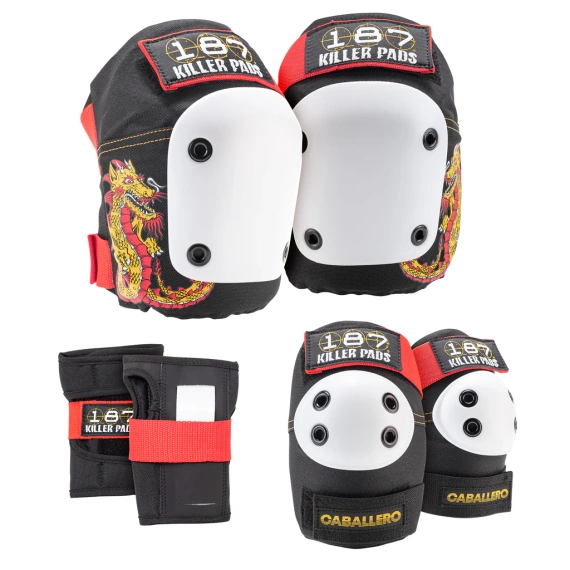 187 Sada chráničů Killer Pads Six Pack Protector Set Black