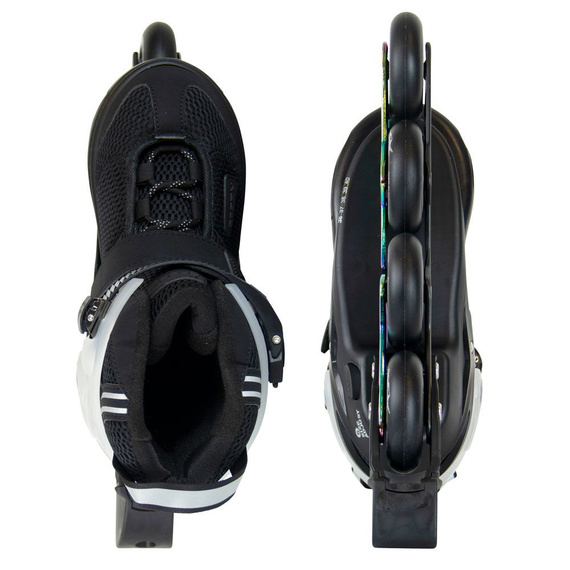 Story Motion Nastavitelné inline brusle Rainbow and Black