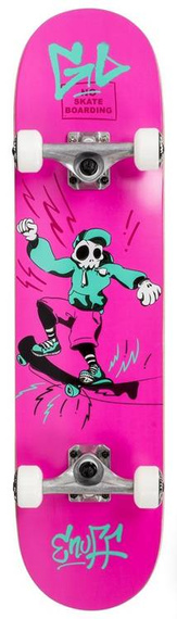 ENUFF SKULLY Complete Skateboard Pink 7.75"