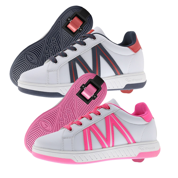 Breezy Rollers Classic White Pink