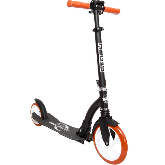 Městský dopravní skútr s předním odpružením Story Retro Ride Black Vintage