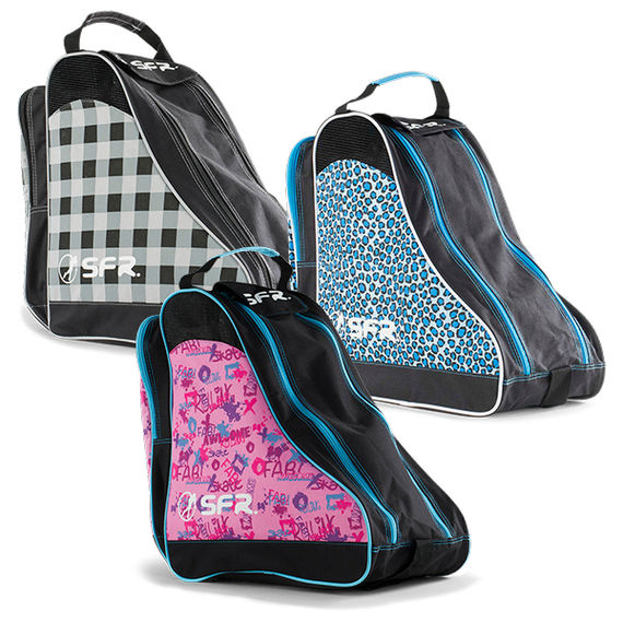 SFR Designová taška na led a brusle Black Chequered