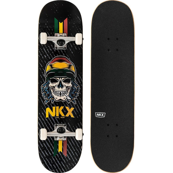 Kompletní skateboardová lebka NKX Rasta Royal Series 8.25"