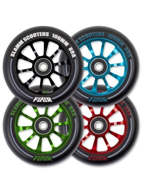 SLAMM 100mm FLAIR 2.0 kolo pro koloběžky Červená