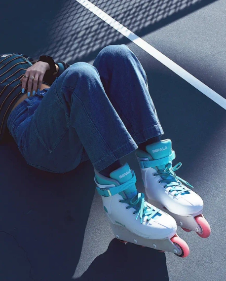Inline brusle Impala Lightspeed Sky White Rekreační kolečkové brusle