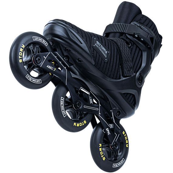 Story Epic tříkolové kolečkové brusle černé