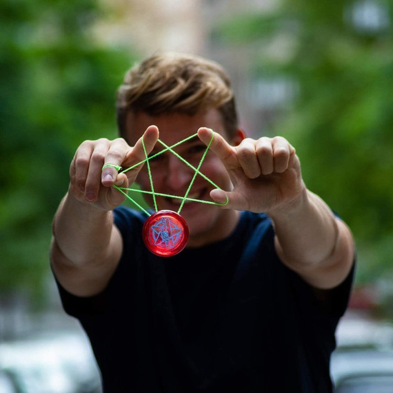Yoyo z plastikowym łożyskiem YoYoFactory Spinstar Green