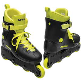 Inline brusle Impala Lightspeed Black-Fluorescent Rekreační kolečkové brusle