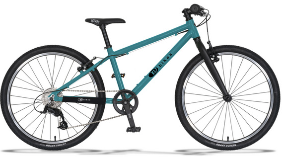 Lehké dětské kolo KUbikes 24L Tyrkysová