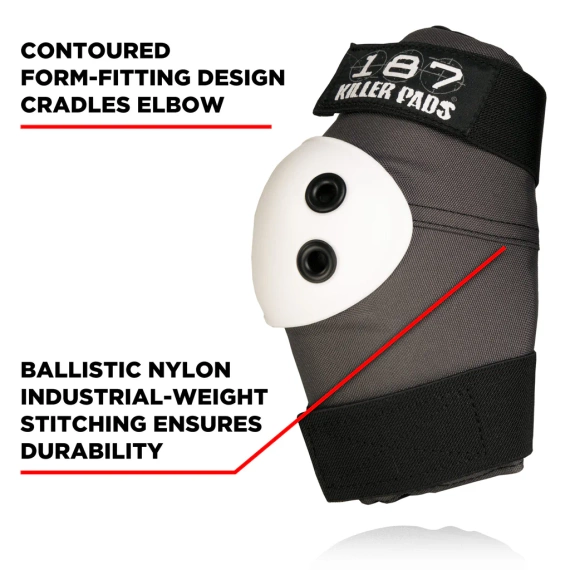 Ochraniacze na łokcie 187 Killer Pads Elbow Pad Szary/Czarny/Biały