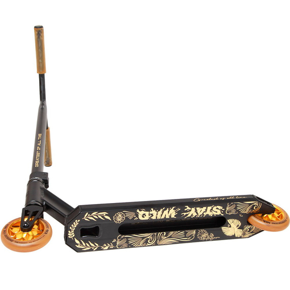 NKD GOAT Stunt scooter Black and gold wys. 83 cm