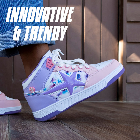Breezy Rollers Skater boty White-Purple-Pink