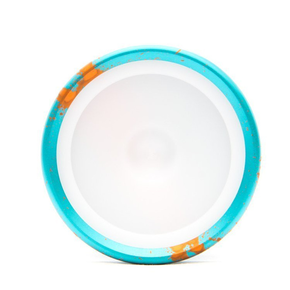 Kovové yoyo CzechPoint Pivot - Aqua Orange White