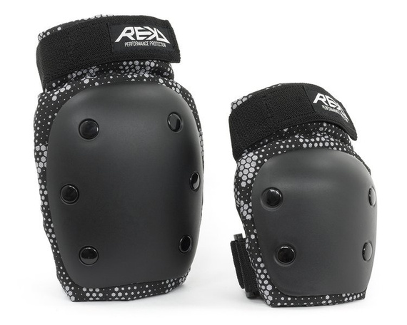 Ochraniacze REKD YOUTH HEAVY DUTY DOUBLE PAD SET Szary