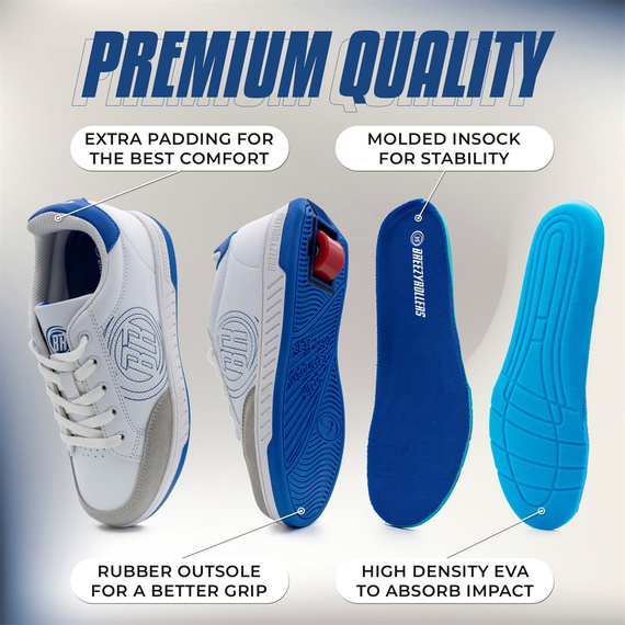 Breezy Rollers Origin Modrá a bílá