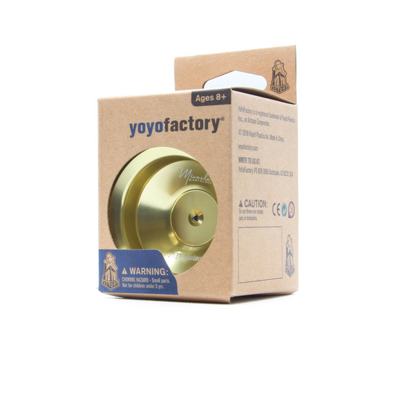 Yoyo pro pokročilé YoYoFactory Miracle Monometal Shiny Gold