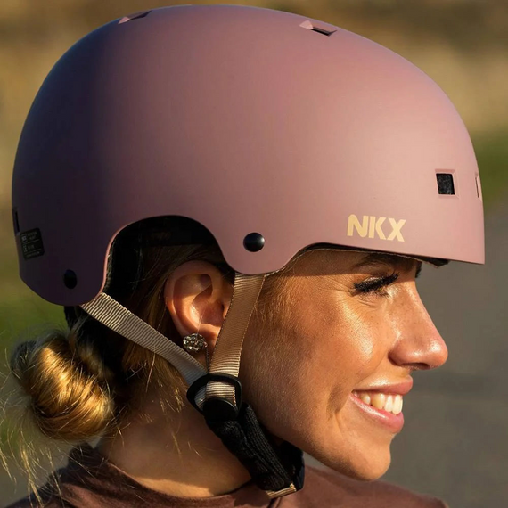 NKX Brain Saver Skateboardová helma Grayolet M