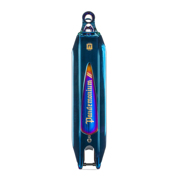 Platform Deck pro Ethic Pro Scooter Deck Pandemonium V2 460 mm Blue Chromed