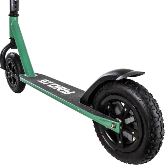 Terénní koloběžka s velkými čerpanými koly Story All Terrains Dirt Green
