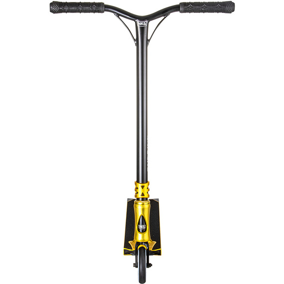 Výkonnostní koloběžka Velká hliníková lehká široká platforma NKD Turbine Bull Gold Gold Výška 87 cm